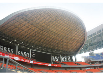 胶南体育看台案例